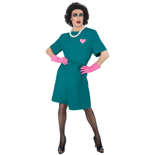 Green-Pink-White - Front - The Rocky Horror Picture Show Unisex Adult Frank-N-Furter Surgeon Costume Set