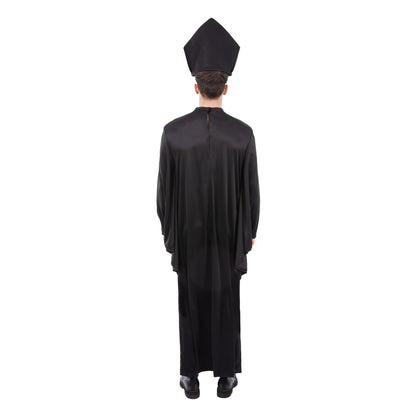 Black-Red - Back - Smiffys Unisex Adult Cardinal Costume
