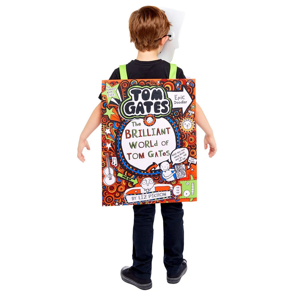 Multicoloured - Back - Tom Gates Childrens-Kids Colour In Costume Set