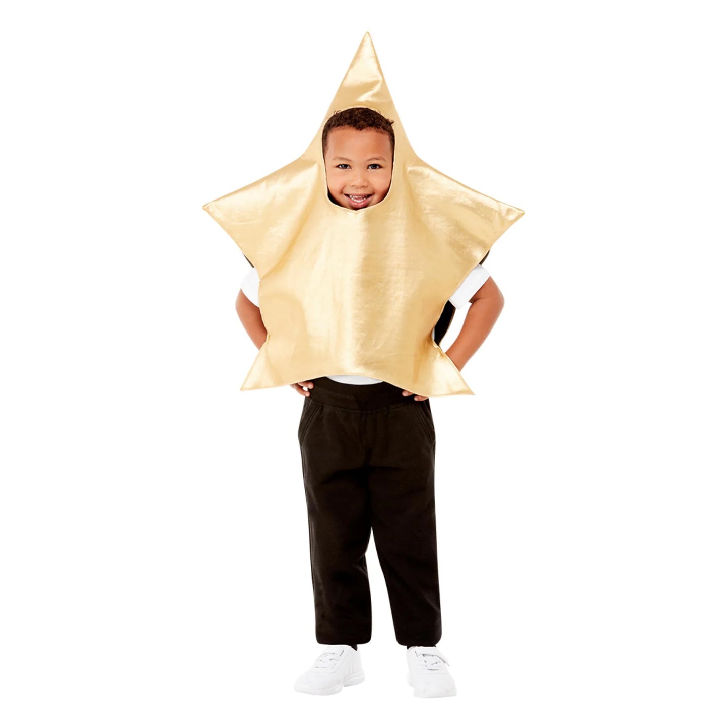Gold - Back - Smiffys Toddler Star Costume