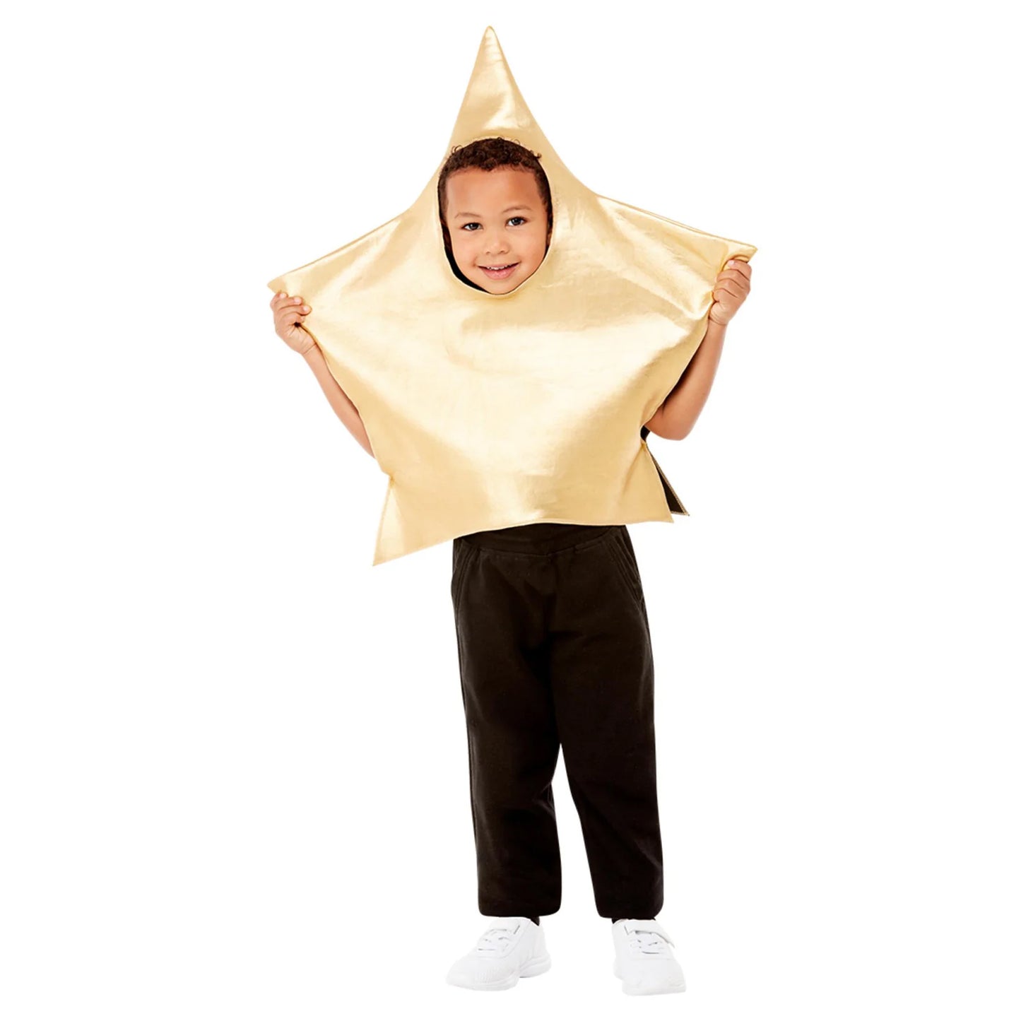 Gold - Front - Smiffys Toddler Star Costume