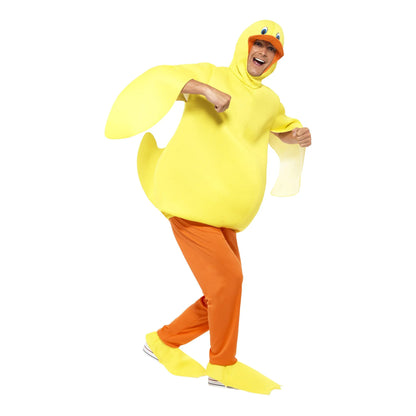 Yellow-Orange - Front - Smiffys Unisex Adult Duck Costume Set