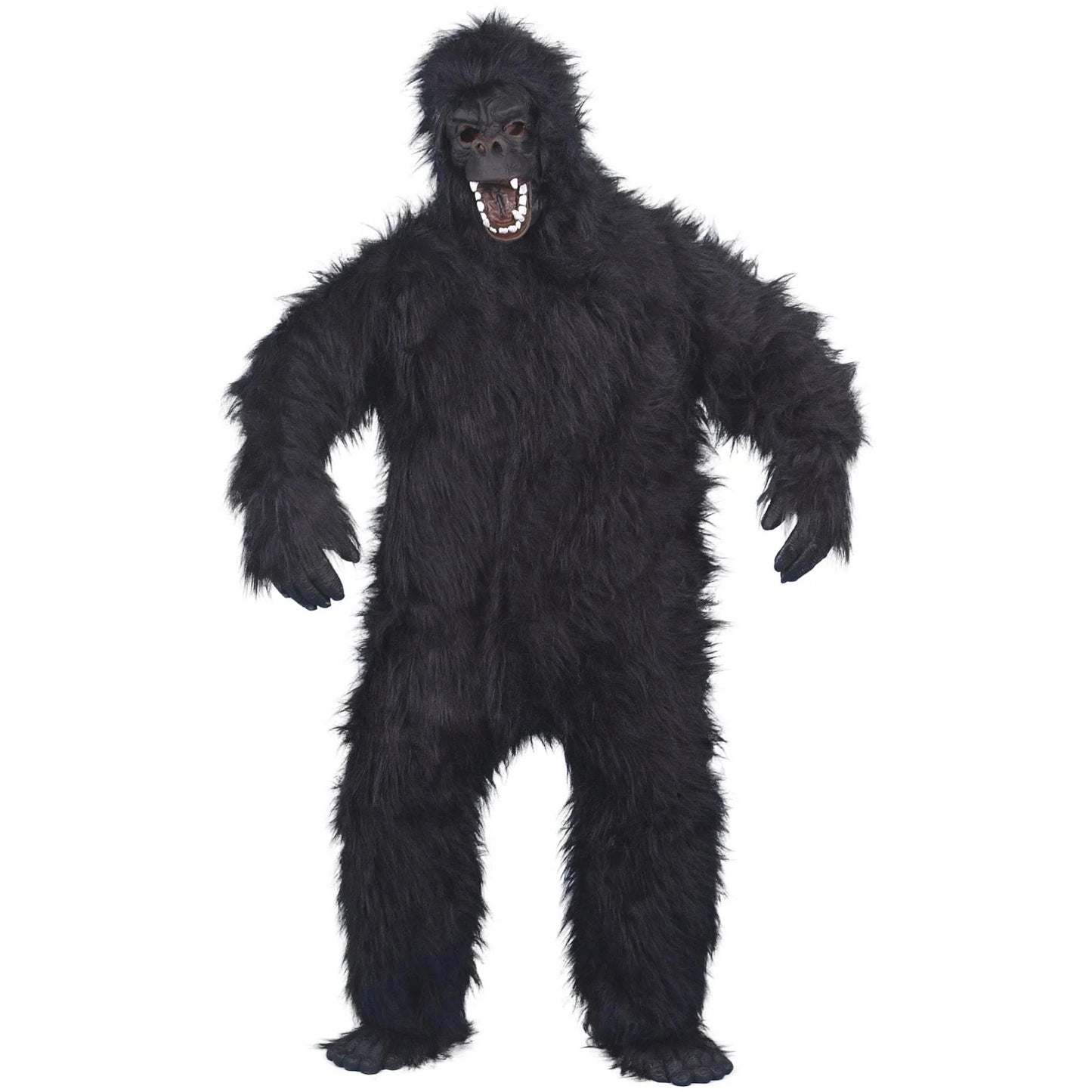Black - Front - Smiffys Mens Gorilla Costume Set