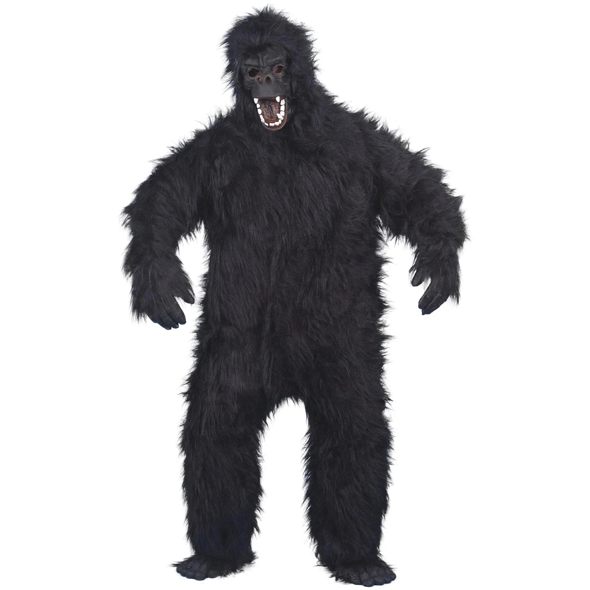 Black - Front - Smiffys Mens Gorilla Costume Set