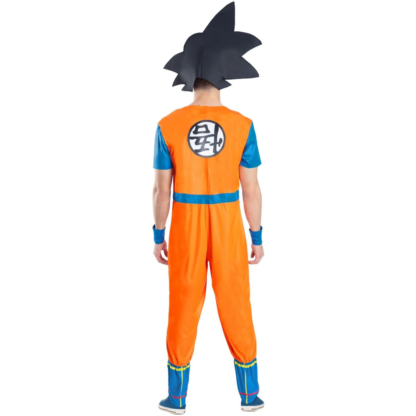 Orange-Blue-Black - Back - Dragon Ball Z Mens Goku Costume Set
