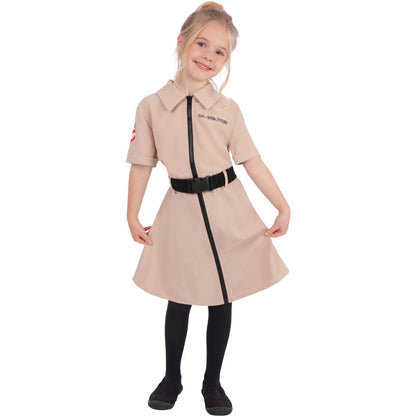 Beige - Side - Ghostbusters Girls Costume Dress