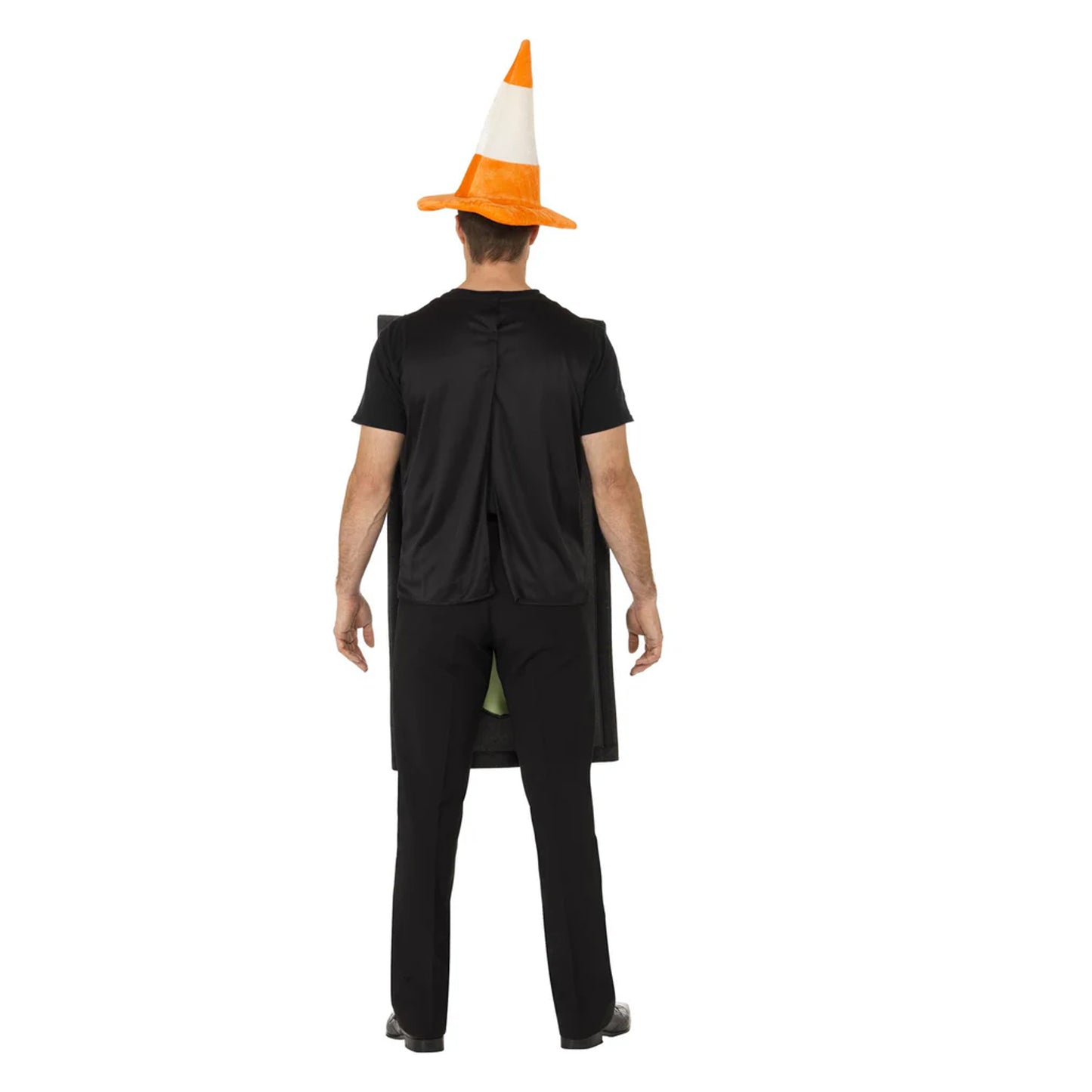 Black-Multicoloured - Back - Smiffys Unisex Adult Traffic Light Costume