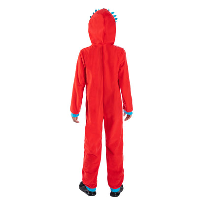 Red-Blue - Back - The Cat In The Hat Childrens-Kids Dr Seuss Thing 1 & Thing 2 Costume