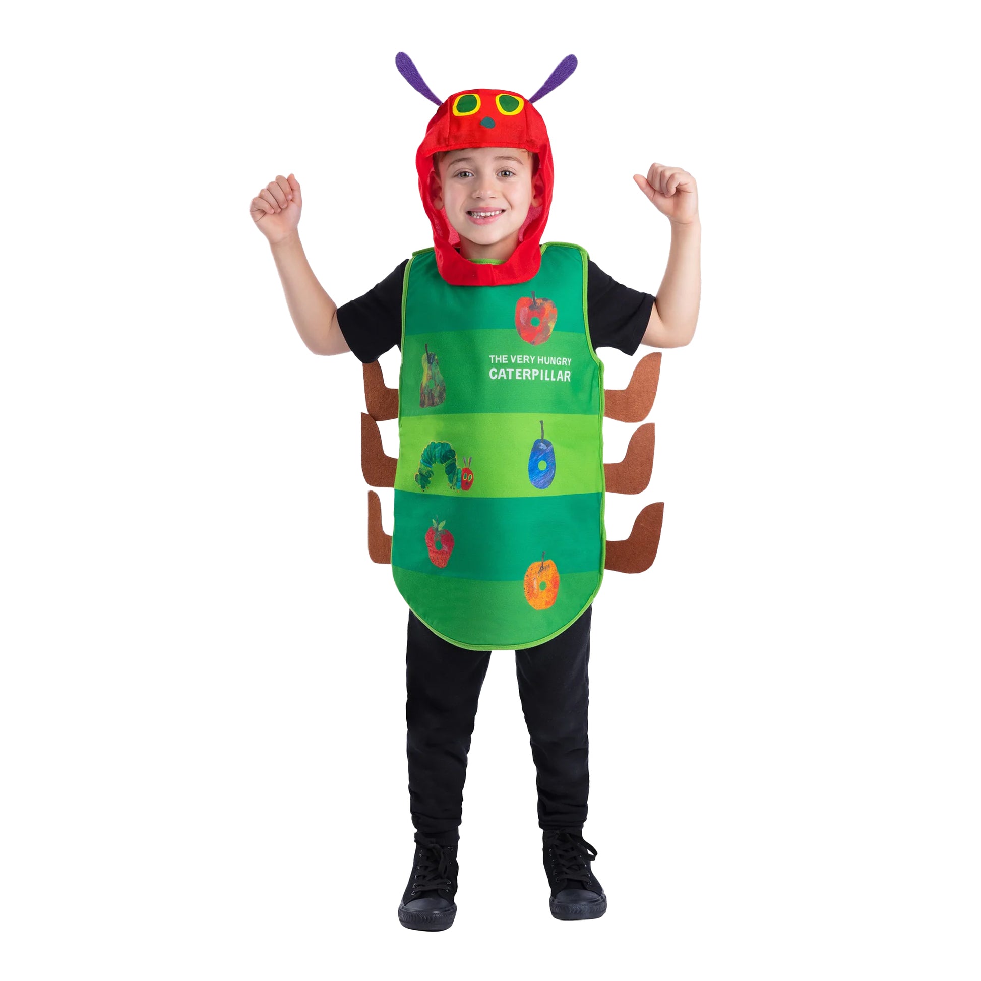 Multicoloured - Back - The Very Hungry Caterpillar Childrens-Kids Costume Set