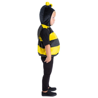 Yellow-Black - Side - Smiffys Childrens-Kids Bumblebee Costume