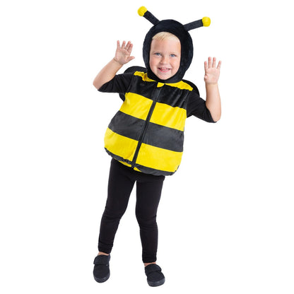 Yellow-Black - Front - Smiffys Childrens-Kids Bumblebee Costume