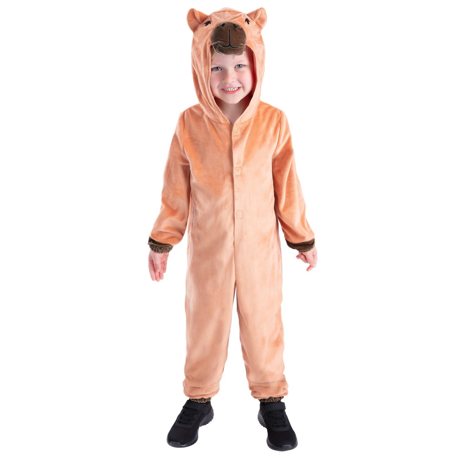 Peach - Front - Smiffys Childrens-Kids Capybara Costume