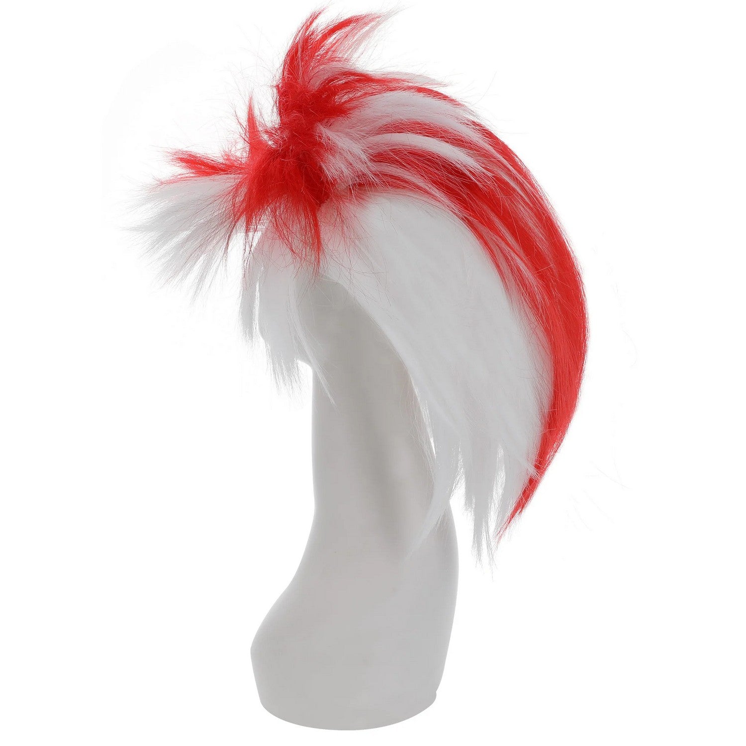 Red-White - Back - Smiffys Unisex Adult England Wig