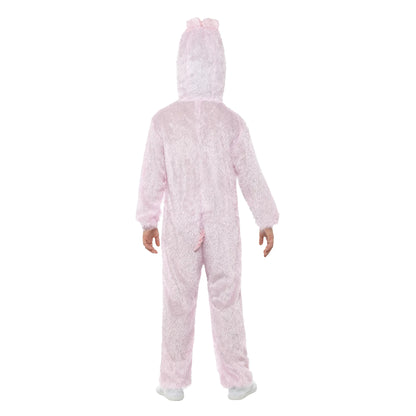 Pink - Back - Smiffys Childrens-Kids Pig Costume