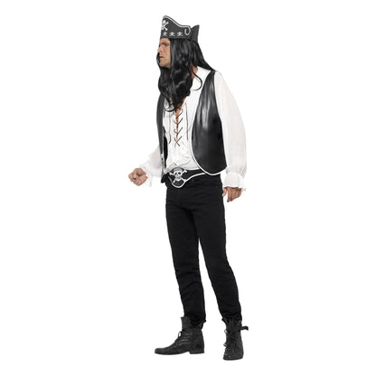 Black - Side - Smiffys Pirate Costume Set