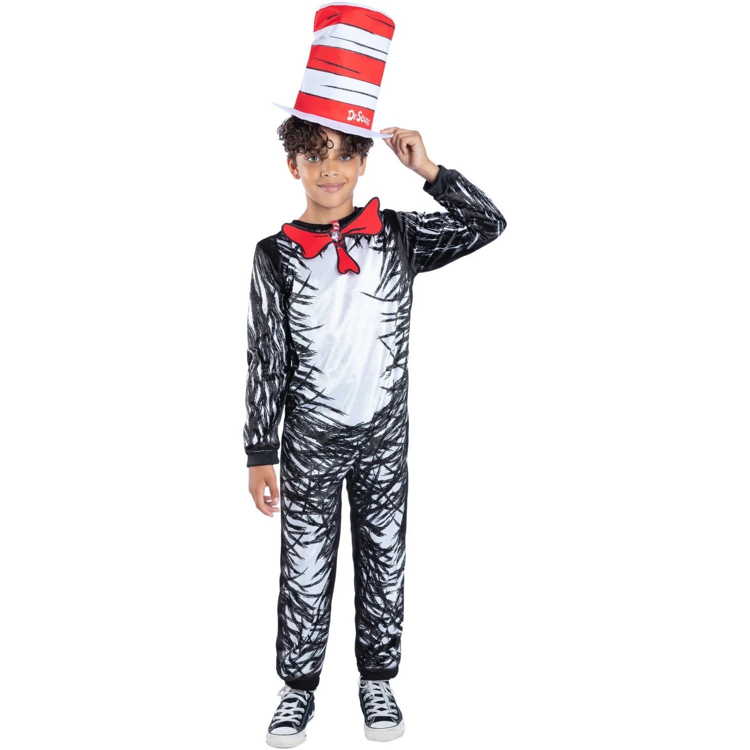 Black-Red-White - Front - Dr. Seuss Childrens-Kids Costume Set