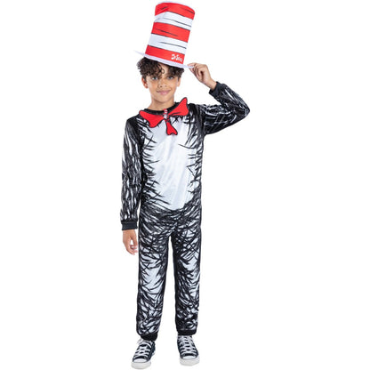 Black-Red-White - Front - Dr. Seuss Childrens-Kids Costume Set