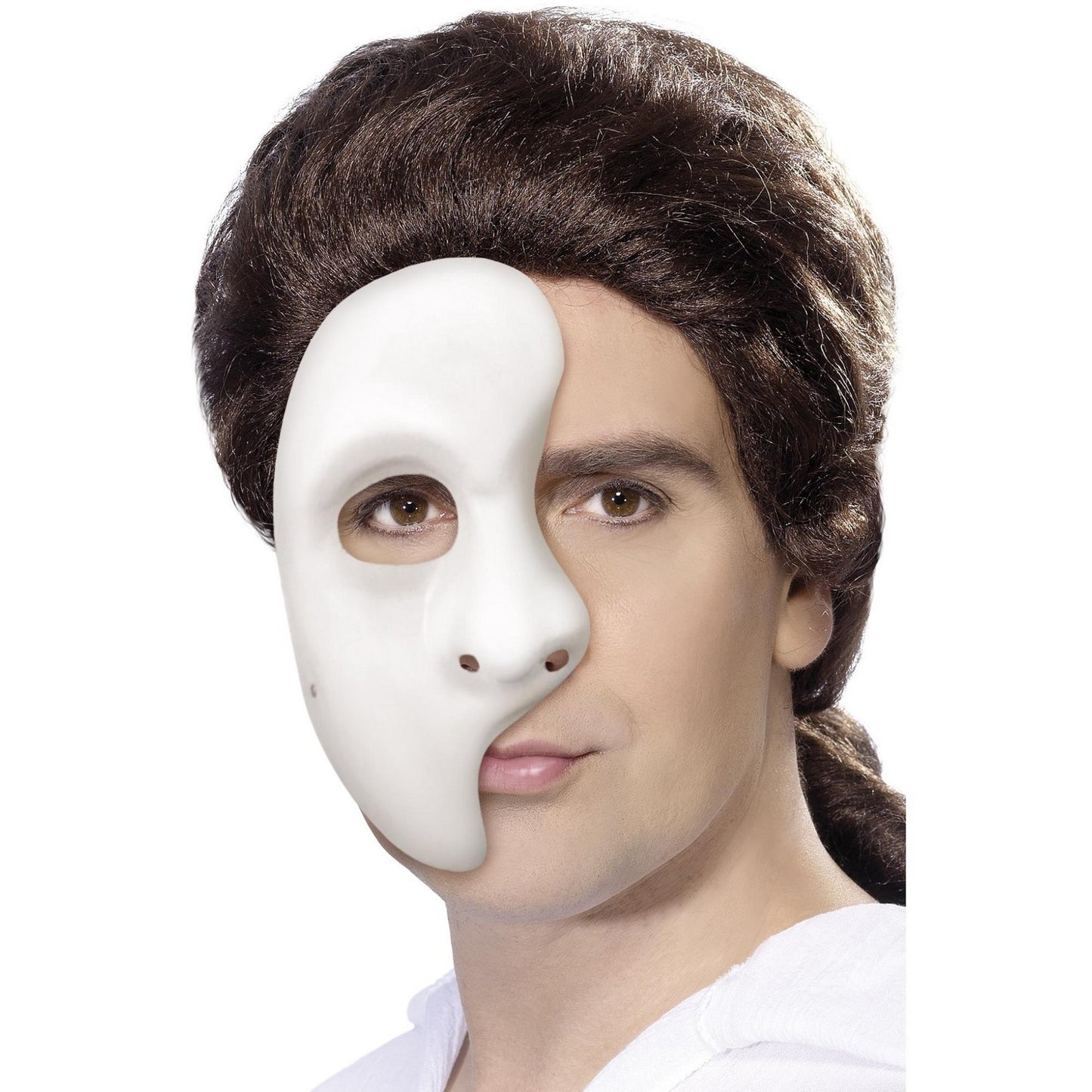 White - Front - Smiffys Phantom 1-2 Mask