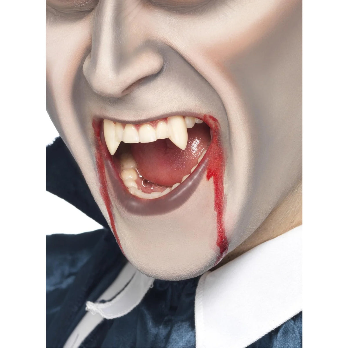 White - Front - Smiffys Vampire Fangs (Pack of 2)