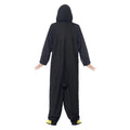 Black - Back - Smiffys Unisex Adult Penguin Bodysuit