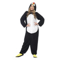 Black - Front - Smiffys Unisex Adult Penguin Bodysuit