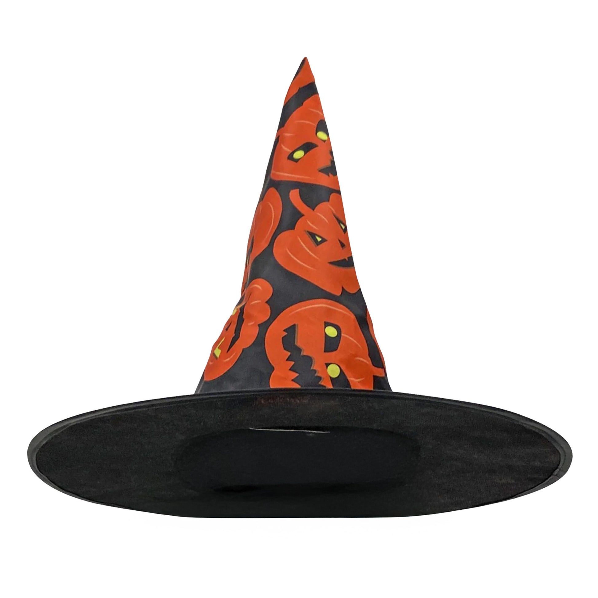 Black-Orange - Front - Smiffys Childrens-Kids Pumpkin Costume Hat