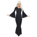 Black - Front - Smiffys Womens-Ladies Midnight Vampire Costume
