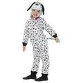 White - Side - Smiffys Childrens-Kids Dalmatian Bodysuit