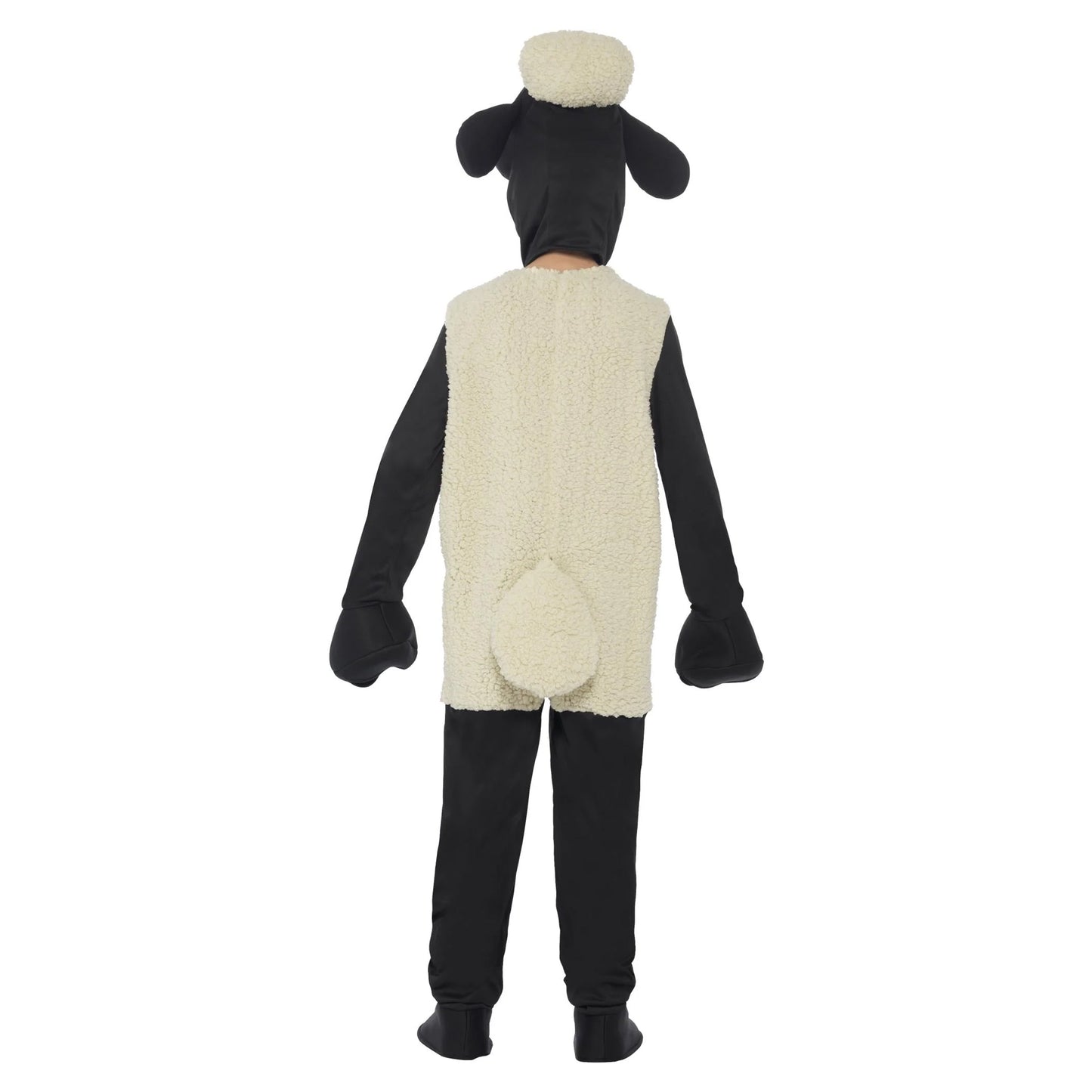 White-Black - Back - Shaun the Sheep Childrens-Kids Costume