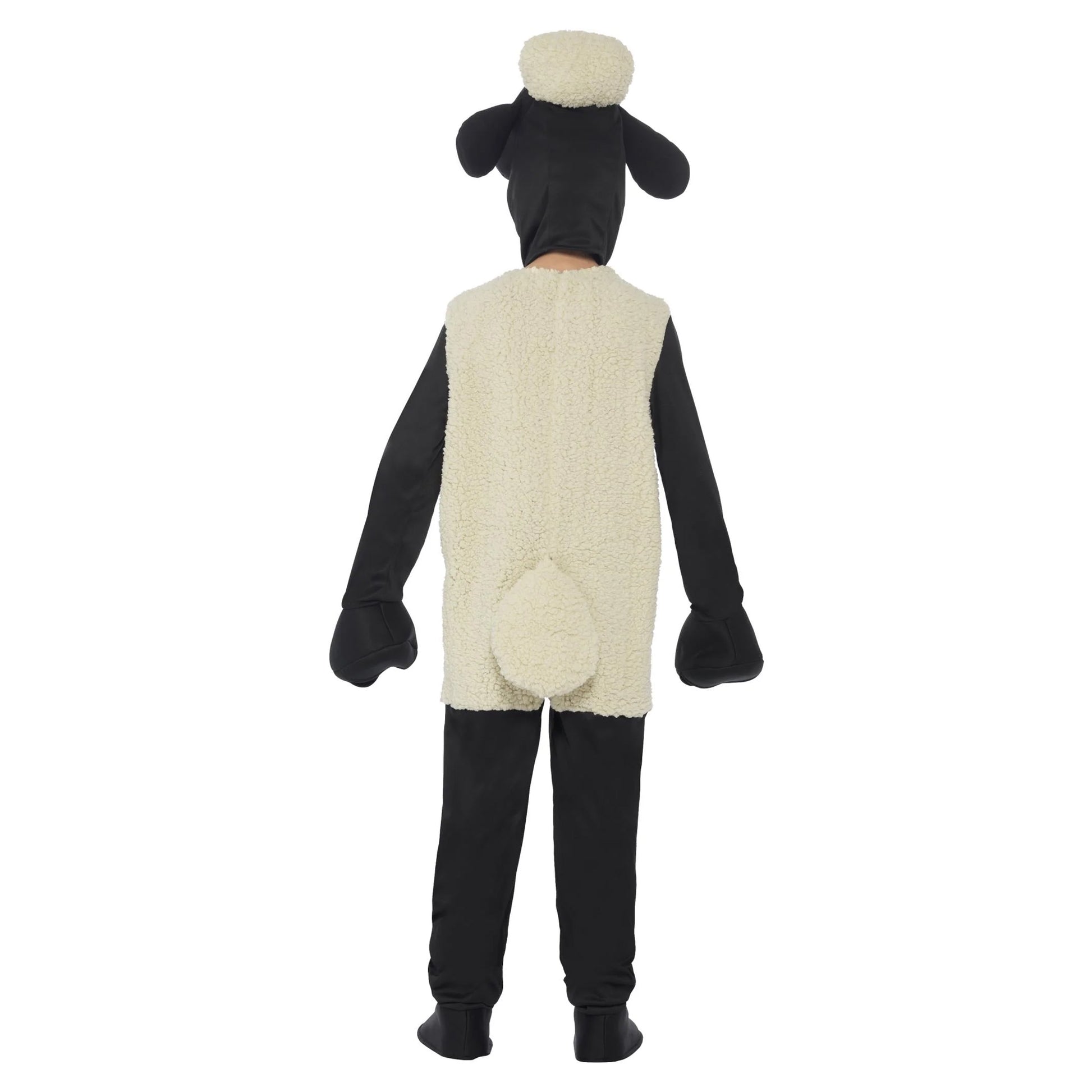 White-Black - Back - Shaun the Sheep Childrens-Kids Costume