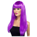 Purple - Front - Smiffys Womens-Ladies Babelicious Wig