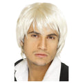Blonde - Front - Smiffys Mens Boy Band Wig