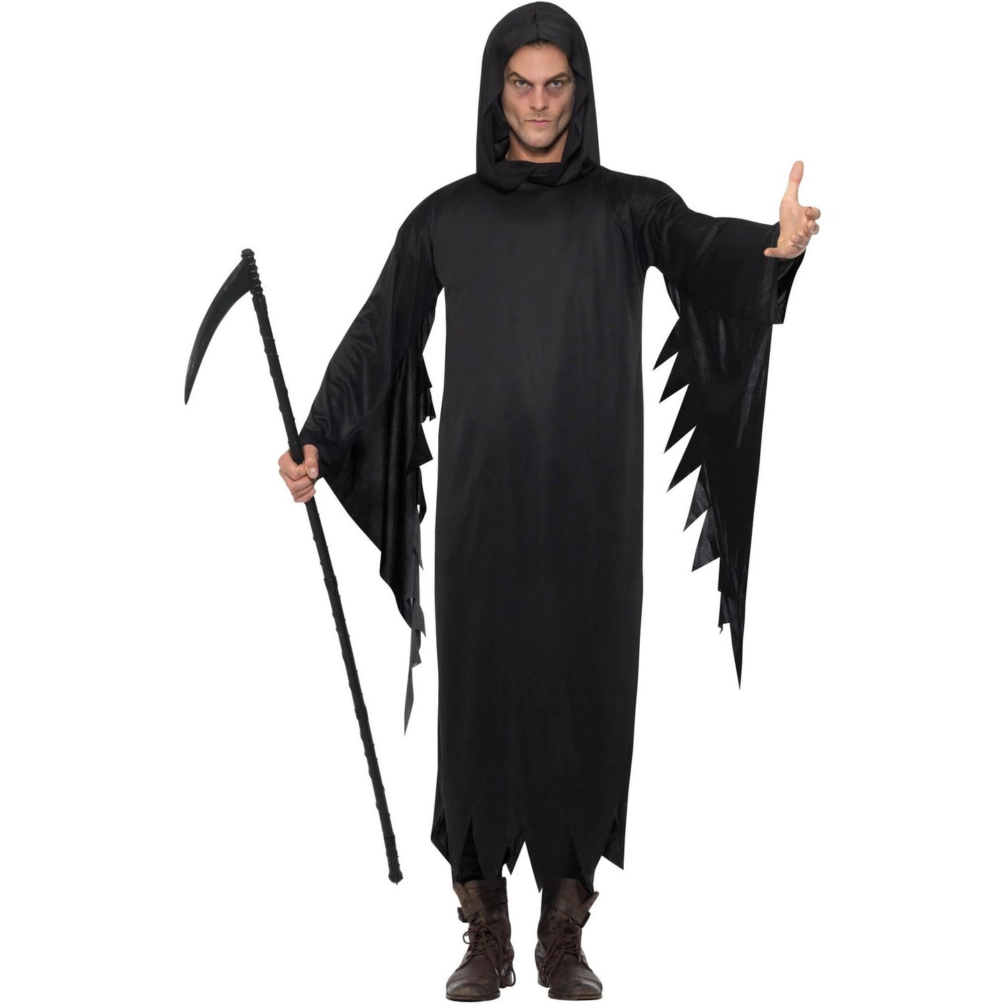 Black - Front - Smiffys Unisex Adult Screamer Costume