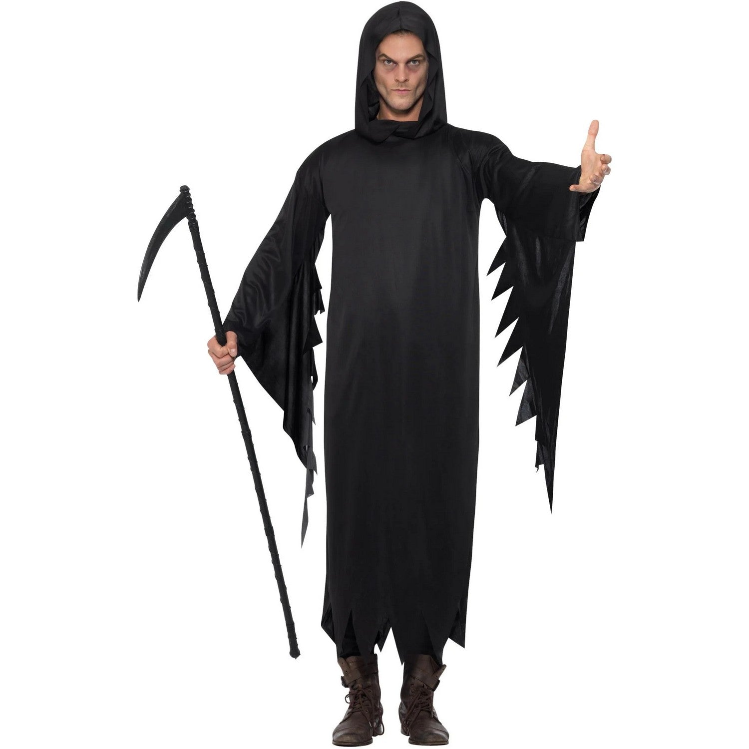 Black - Front - Smiffys Unisex Adult Screamer Costume