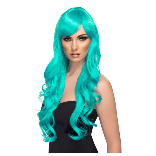 Aqua - Front - Smiffys Womens-Ladies Desire Wig