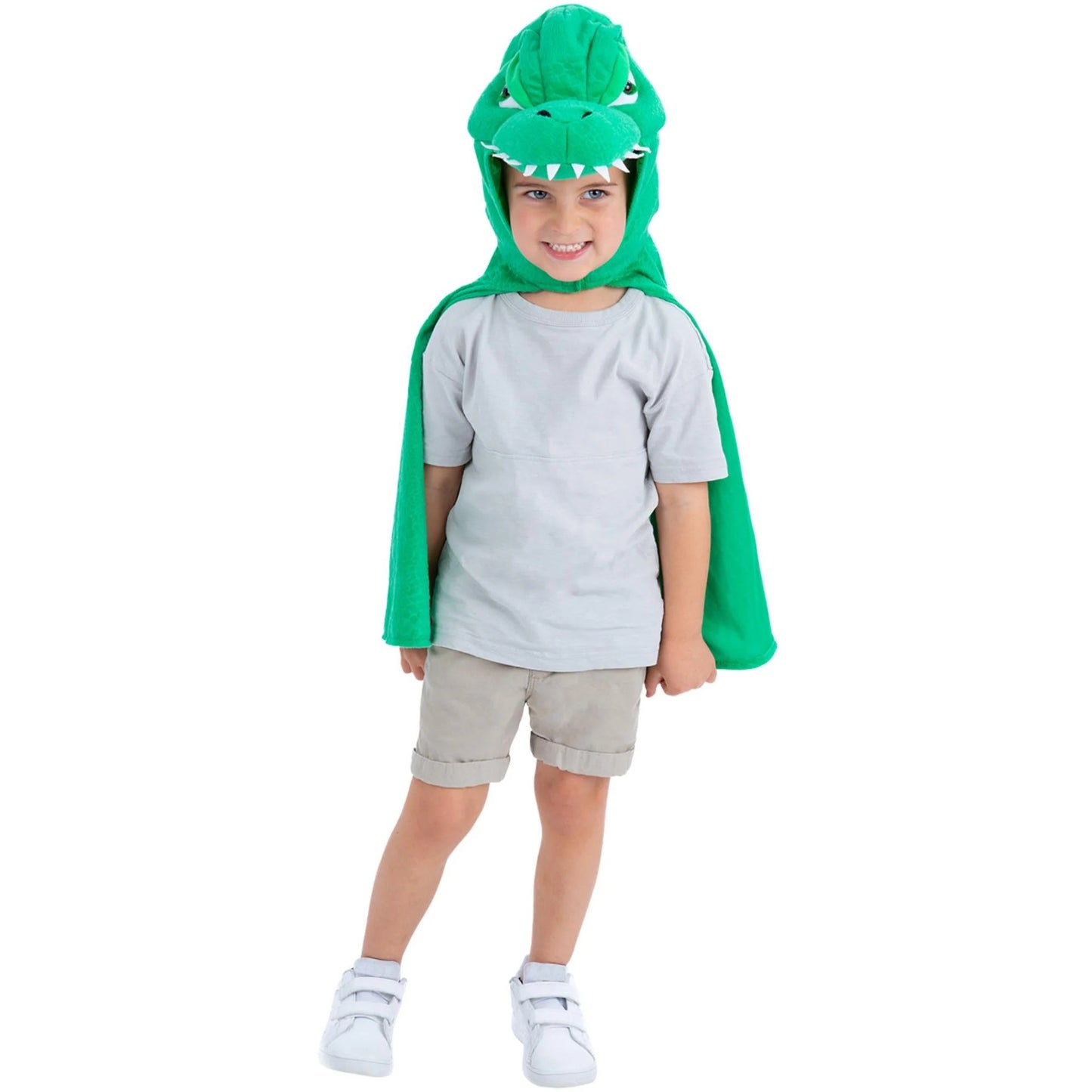 Green - Front - Smiffys Childrens-Kids Dinosaur Cape