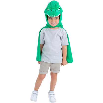Green - Front - Smiffys Childrens-Kids Dinosaur Cape