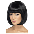 Black - Front - Smiffys Womens-Ladies Partyrama Wig
