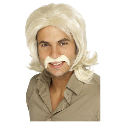 Blonde - Front - Smiffys Mens 70s Retro Wig