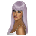 Lilac - Front - Smiffys Womens-Ladies Glamourama Wig