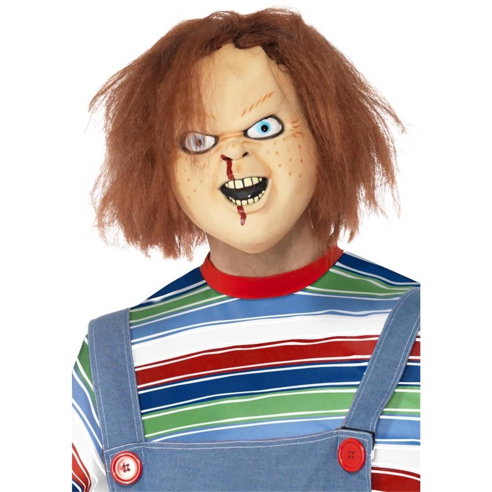 Multicoloured - Side - Chucky Unisex Adult Latex Mask