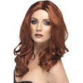 Auburn - Back - Smiffys Womens-Ladies Superstar Wig