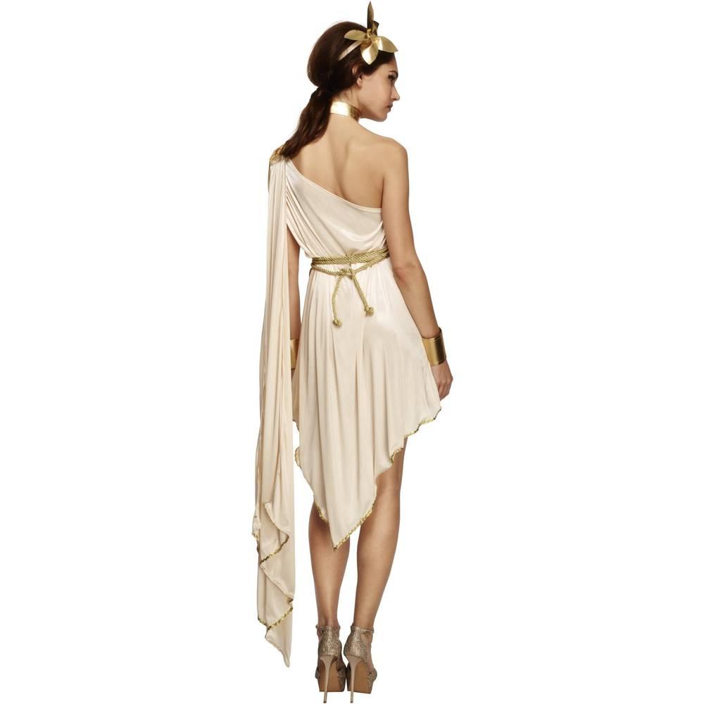 White - Back - Fever Womens-Ladies Goddess Costume Set