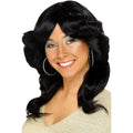 Blonde - Back - Smiffys Womens-Ladies 70s Flick Wig