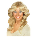Blonde - Front - Smiffys Womens-Ladies 70s Flick Wig