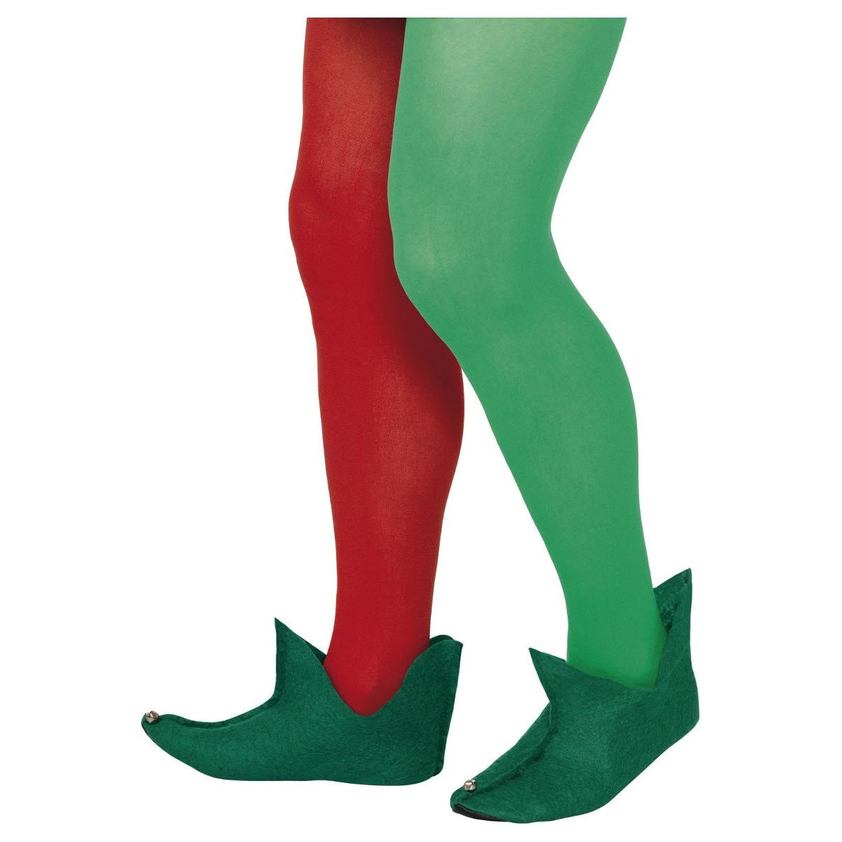 Green - Front - Smiffys Mens Elf Christmas Costume Footwear