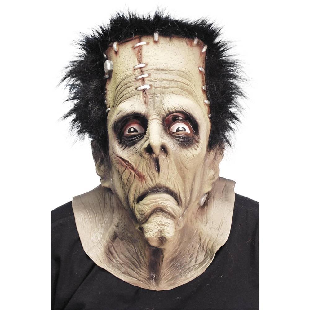 Brown-Black - Back - Smiffys Unisex Adult Monster Mask