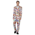 Multicoloured - Front - Smiffys Mens Groovy Costume Set
