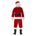Red-White - Back - Smiffys Mens Deluxe Santa Claus Christmas Costume