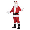 Red-White - Front - Smiffys Mens Deluxe Santa Claus Christmas Costume